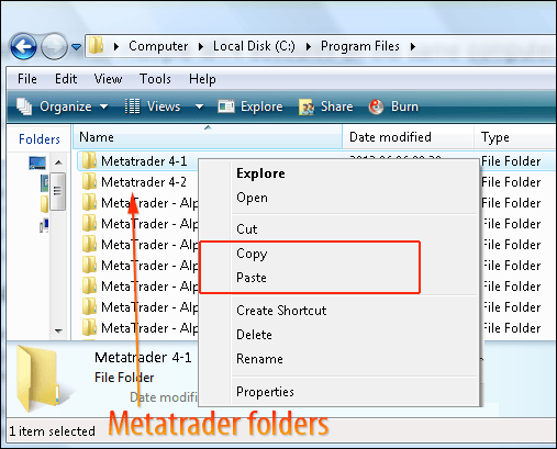install multiple MT4 terminals